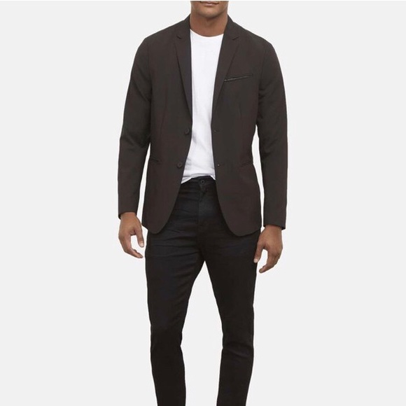 Kenneth Cole Other - Kenneth Cole Black Bank Street Blazer - 47R